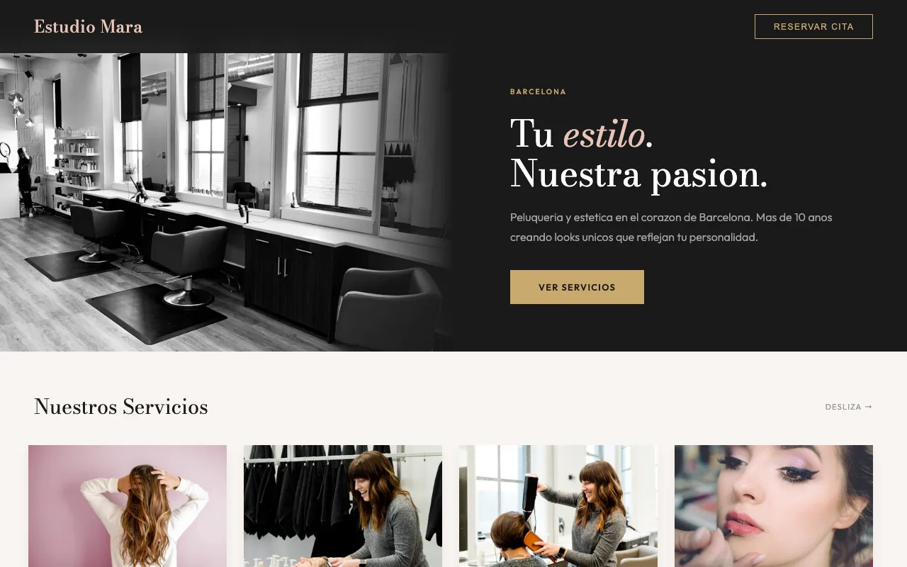 Estudio Mara — Friseursalon